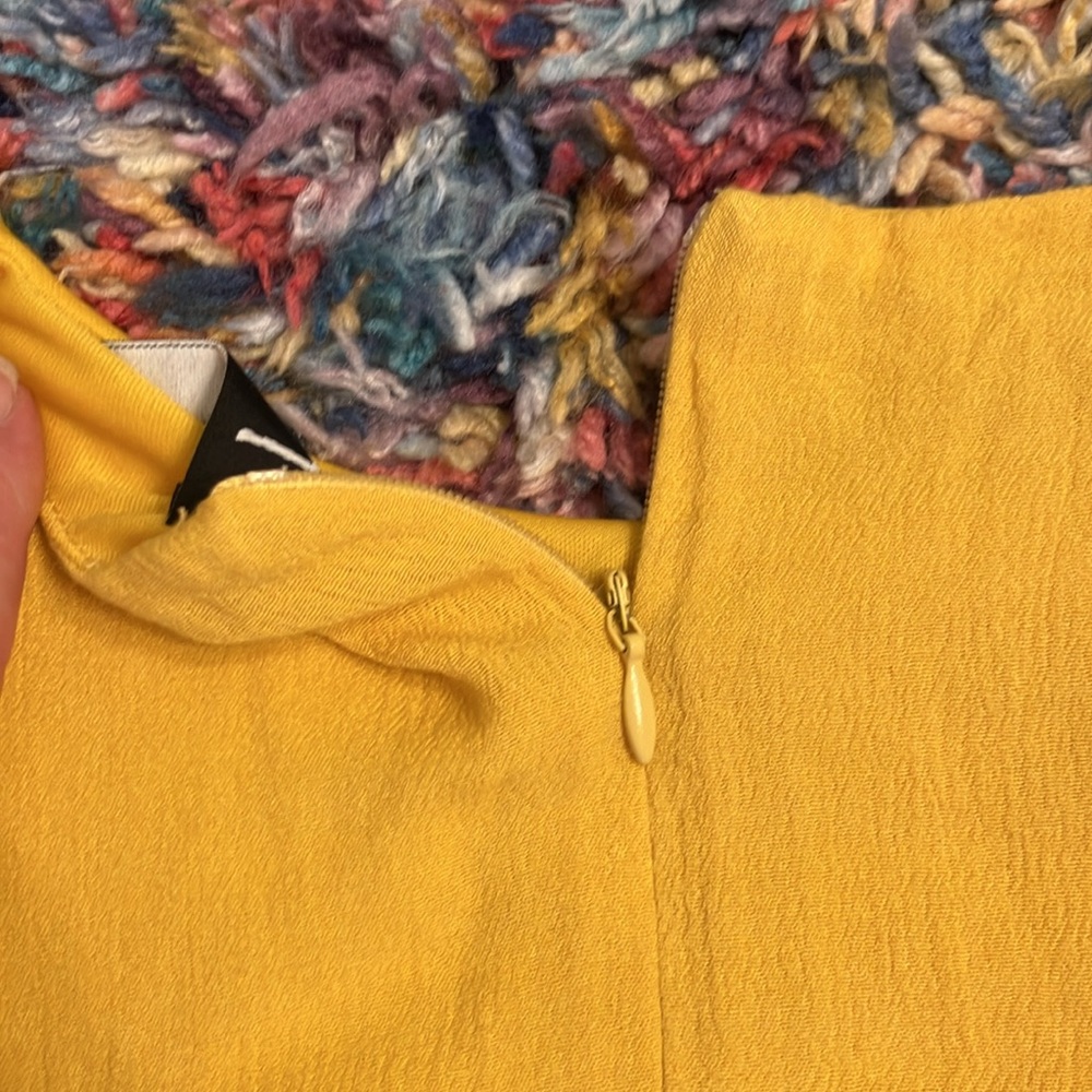 Lulu's Bright Yellow Short Sleeve Ruffle Hem Dress - Picture 7 of 9
